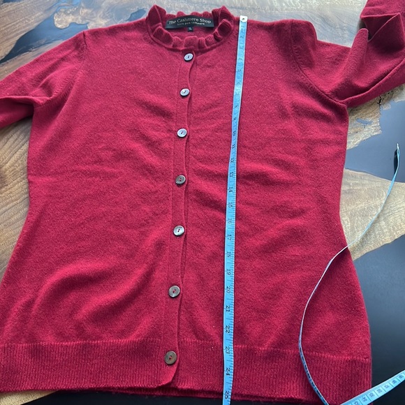 NWOT THE CASHMERE SHOP cardigan, size L - Picture 9 of 10